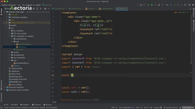 Vue. Composition API Vs Options API