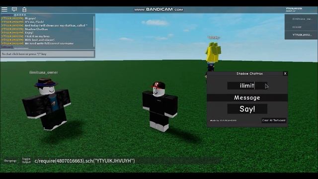 Roblox Script Showcasing: Shadow ChatHax w/ niixxer & ilimitsasa_owner смотреть онлайн