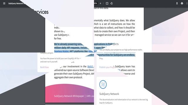 Обзор проекта SubQuery! смотреть онлайн