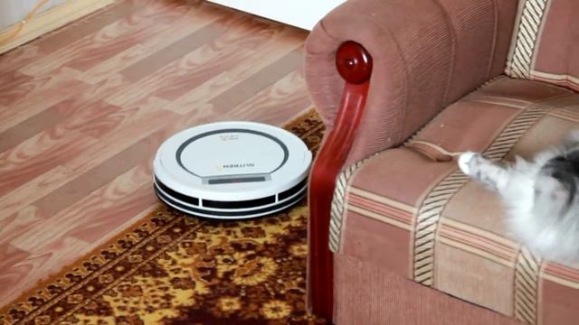 Робот-пылесос Gutrend Fun 110 Pet. Основной режим уборки смотреть онлайн