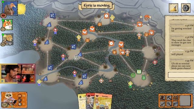 ROOT Digital Playthrough - Playing Marquise De Cat W Lord Of The Board Gameplay!