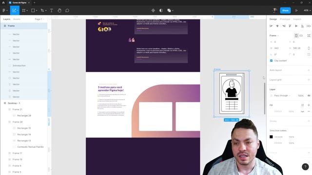 Como baixar e utilizar ilustração no Figma | Curso de Figma смотреть онлайн