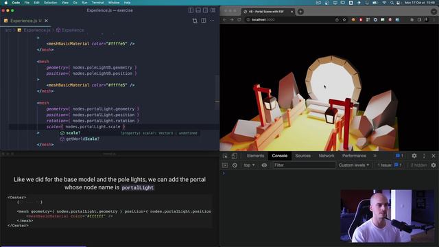 61 — Portal Scene With R3F