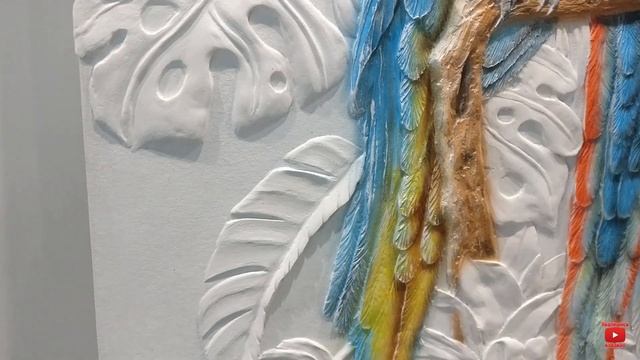 Барельеф. ПАПУГАИ-КРУТАЯ ИДЕЯ ДЛЯ ИНТЕРЬЕРА! Процесс изготовления! часть 2 смотреть онлайн