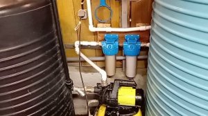 Весенний запуск системы очистки воды на даче