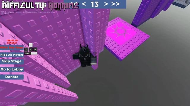 Times Wallhop Per Difficulty Chart Obby (All Stages 1-20] (ROBLOX Obby)