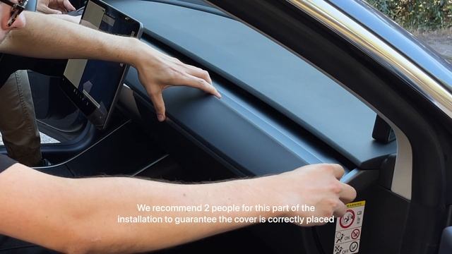 Dashboard Cover for Tesla Model 3 & Y - Installation смотреть онлайн