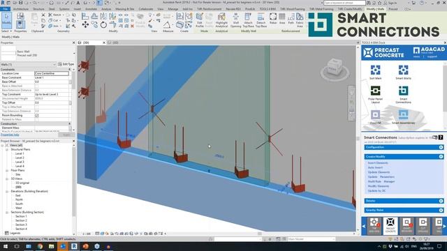 Overview of Precast Concrete Structure Design in Revit смотреть онлайн