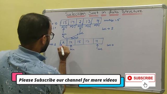 Selection sort example in data structure | in Hindi | Sorting types смотреть онлайн