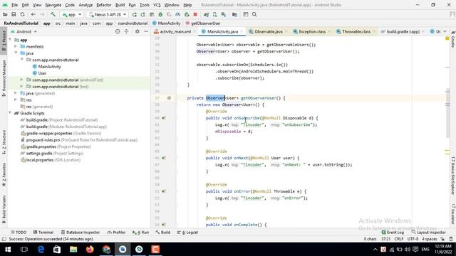 Tạo Observable bằng cách Observable.create() trong RxAndroid - [RxAndroid Part 6] смотреть онлайн