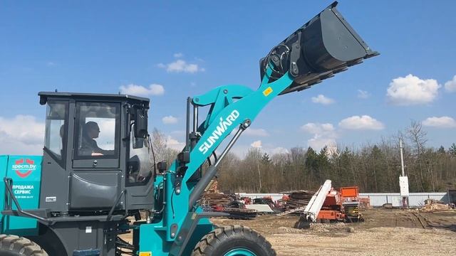 Фронтальный погрузчик Sunward SL31W. 3000 кг. смотреть онлайн