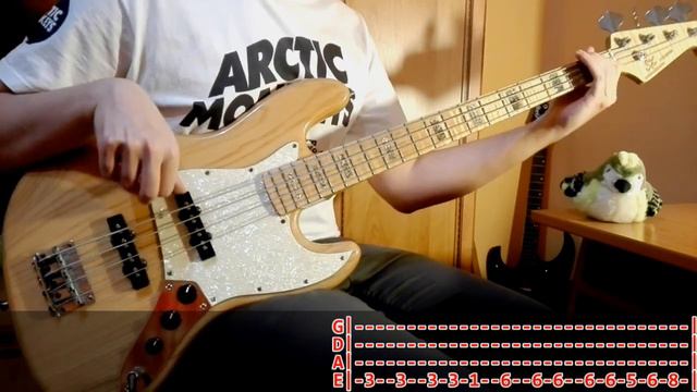 Arctic Monkeys - The Blond-O-Sonic Shimmer Trap (Bass Cover with TABS!) смотреть онлайн