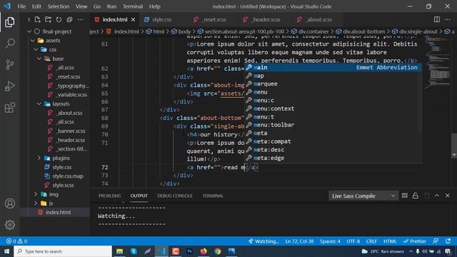 Class 2 | Project 1 | One Page Business Website with SASS, FlexBox, Grid & jQuery Plugin смотреть онлайн