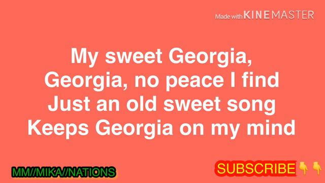 India Arie - Georgia on my mind (Lyrics) смотреть онлайн