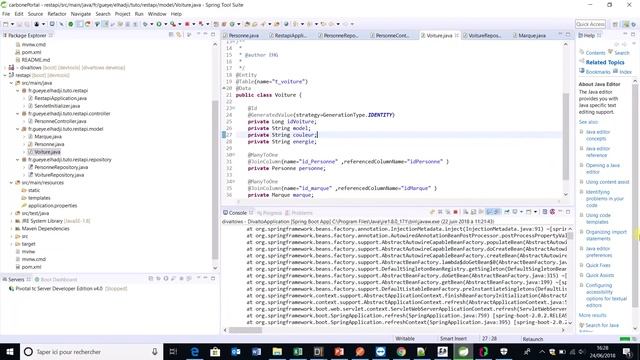 Partie 2 : API REST Spring Boot Jpa Mysql смотреть онлайн