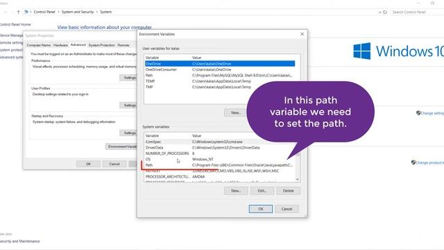 How to download and install java on windows 10 and how to set java path and JAVA_HOME. смотреть онлайн