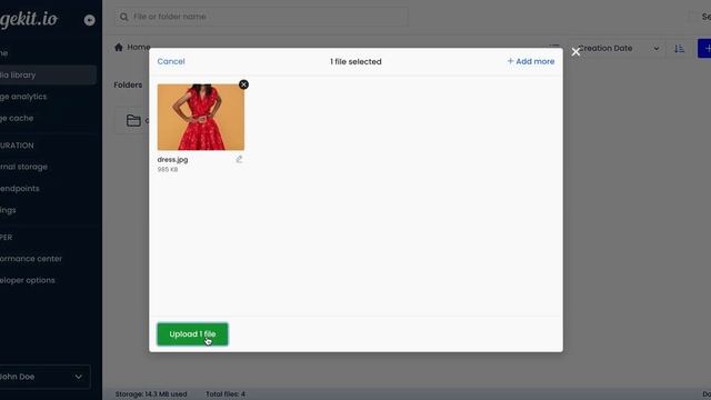 Drag & Drop File Upload - ImageKit Media Library смотреть онлайн