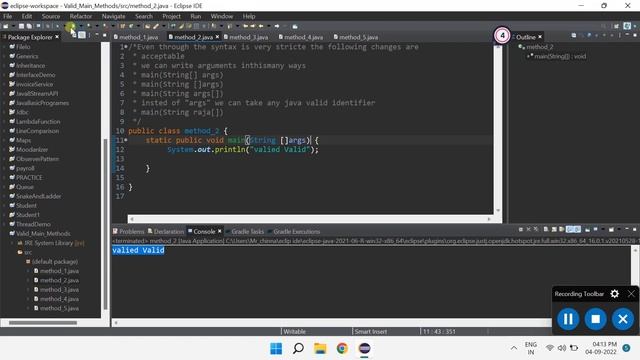 Full Explanation About Main Method in java || Types of main methods #javalearning смотреть онлайн