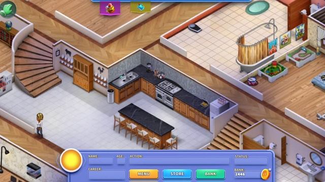 NEW LITTLE GIRL GHOST! Virtual Families 3!! смотреть онлайн