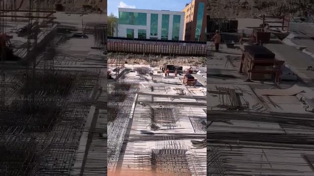 ? Гидроизоляция фундаментной плиты. Возведение подземной части. Откачка грунтовых вод скважинами ? смотреть онлайн