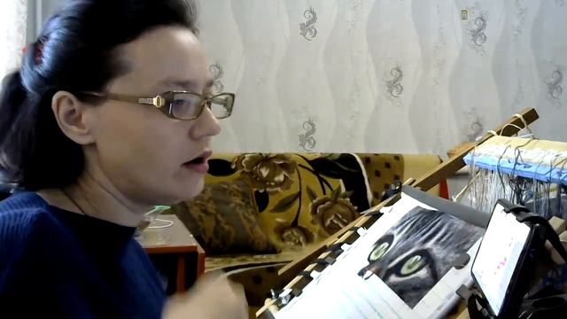 Живой процесс вышивки кота.Тэг от незнакомки. смотреть онлайн