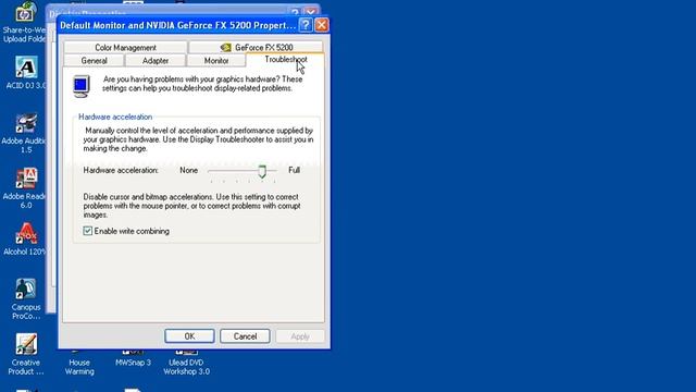 How to turn off video Acceleration windows xp.wmv смотреть онлайн