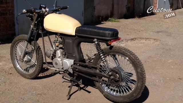 Кафешник из мопеда Альфа (Cafe Racer)