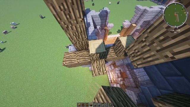 Средневековая стена в Minecraft. | Туториал. Постройка замка часть 1 смотреть онлайн
