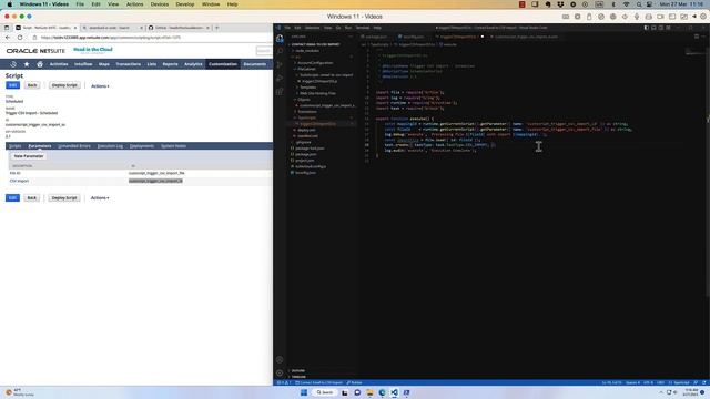 NetSuite SDF Demo - VS Code - Windows - 2023 смотреть онлайн