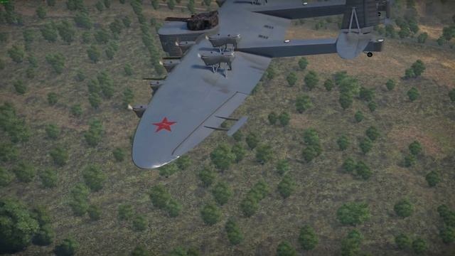 СОВЕТСКИЙ САМОЛЁТ-ГИГАНТ! Калинин К-7 в WAR THUNDER смотреть онлайн