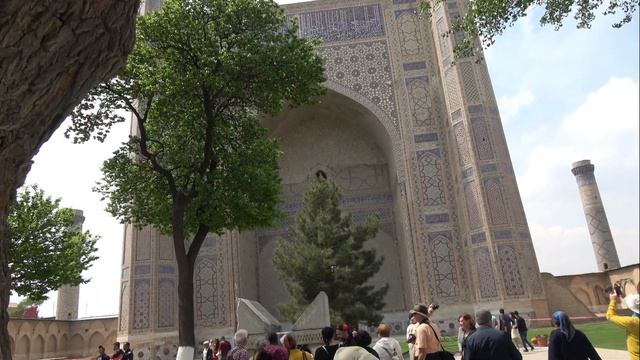 Bibi Khanum mosque Samarkand смотреть онлайн