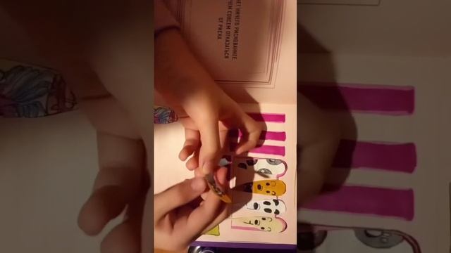 распаковка бумажных сюрпризов (коллекция дизайн ногтей) ? смотреть онлайн