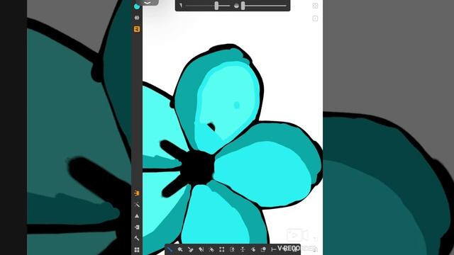 Drawing a flower on SketchPro смотреть онлайн