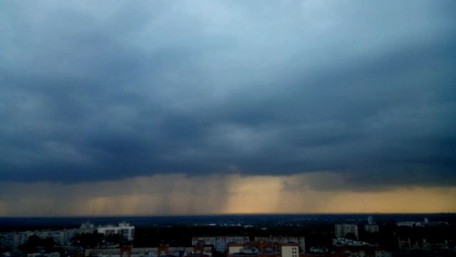 Гроза 13 сентября 2021. Thunderstorm time-lapse. смотреть онлайн