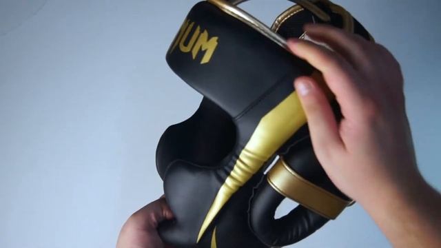 Шлем боксерский Venum Elite Black/Gold | TIGERSHOP смотреть онлайн