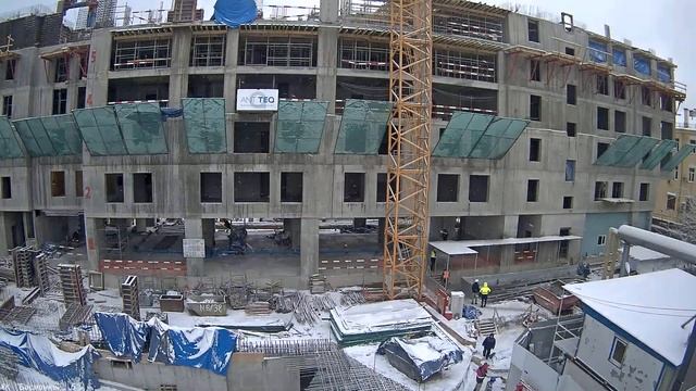 Таймлапс Басманный 5. 12 ноября 2016. Камера 2