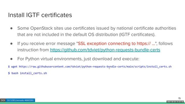 Using EGI Cloud infrastructure with fedcloudclient смотреть онлайн