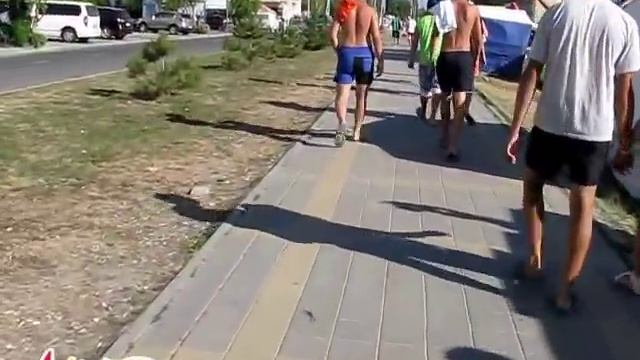 Южный проспект в Витязево 11.08.2011. Анапа Курорт Инфо смотреть онлайн