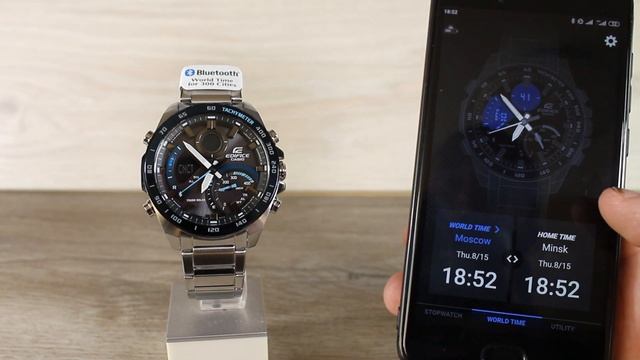 Обзор CASIO EDIFICE ECB-900DB-1B | Где купить со скидкой смотреть онлайн