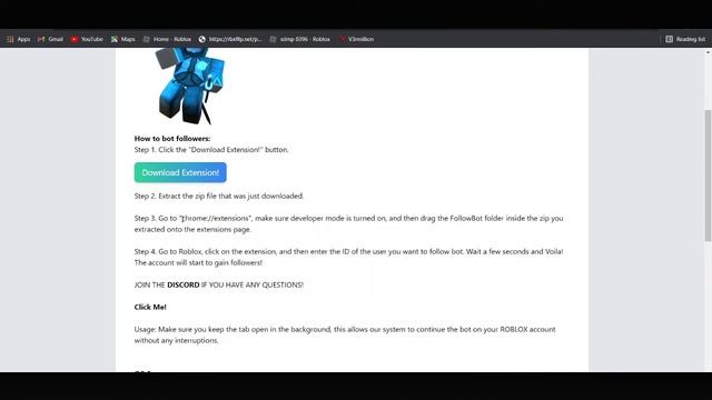 How To Follow Bot On ROBLOX (BOT UP TO 20K!) [2021 WORKING] смотреть онлайн