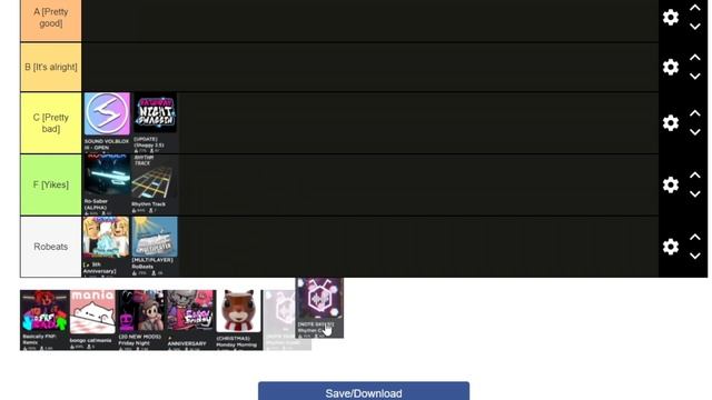 Rating Roblox Rhythm Games Tierlist смотреть онлайн