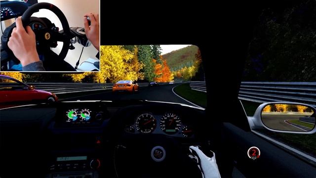Nurburgring Track Day With Nissan GTR R34 - Assetto Corsa Steering Wheel Gameplay смотреть онлайн