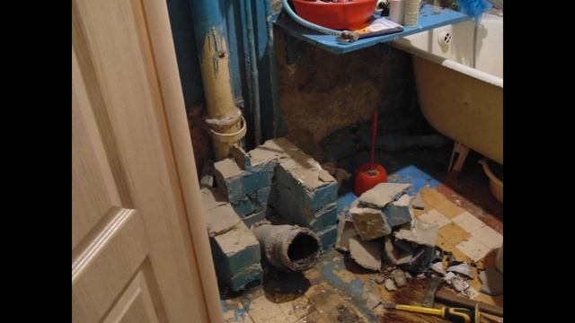 Ремонт ванной комнаты в старой хрущевке своими руками. Быстро, качественно, экономно. ОБЗОР. смотреть онлайн