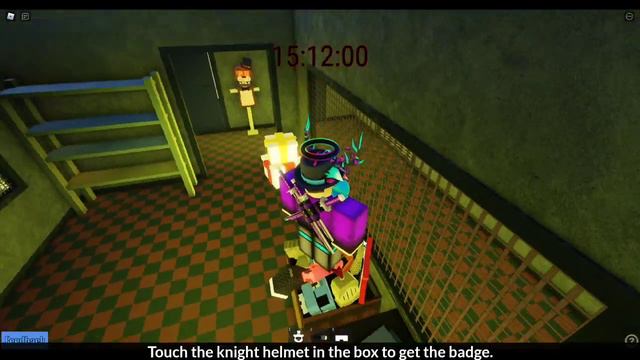 How to get "THE FALLEN KNIGHT" BADGE in FNaF RP: New And Improved - ROBLOX смотреть онлайн