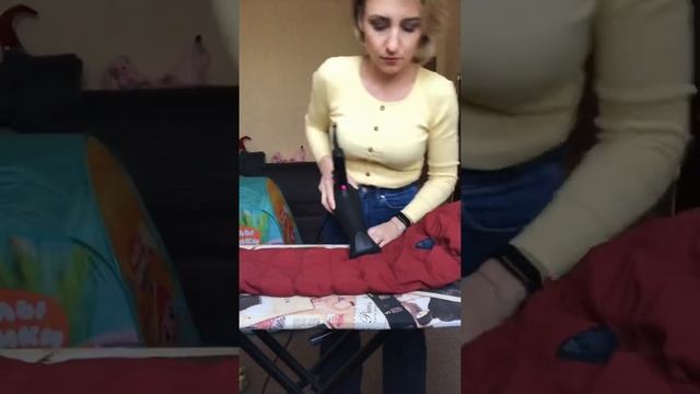 Лайфхак, как спасти куртку после химчистки! Комочки? смотреть онлайн