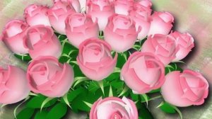 ФУТАЖ Букет роз - Footage Bouquet of roses