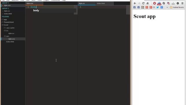 Scout app pour développer un CSS maintenable avec Sass et Compass смотреть онлайн