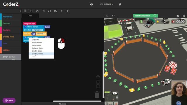 CoderZ Bytes EP14 - Programming with Blockly смотреть онлайн