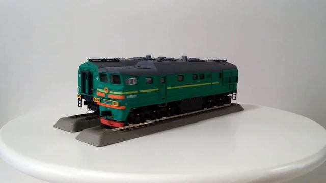 Модель тепловоза 2ТЭ116 в масштабе 1:87 смотреть онлайн