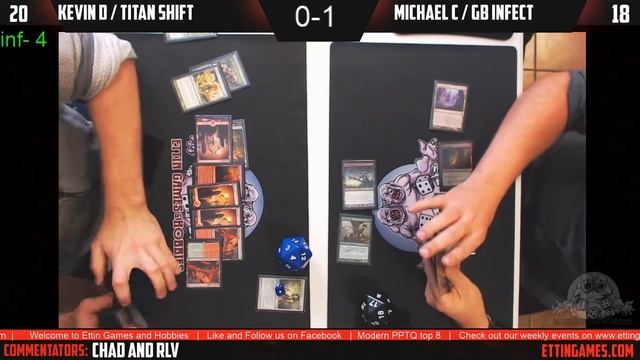 Ettin Games PPTQ Quarterfinals: Titan Shift v. GB Infect смотреть онлайн